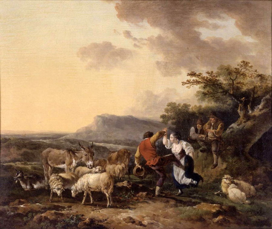 shepherd and shepherdess dancing